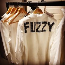 Fuzzy's sequin jacket for HELM tour.